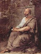 Francesco Hayez Aristoteles oil painting